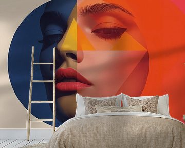 Geometrische balans van vrouwelijkheid