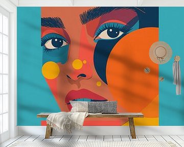 Tweedelig kleurenportret