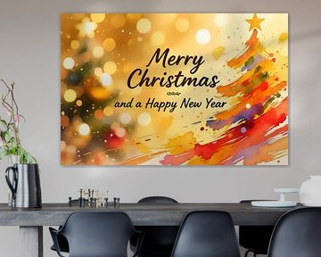 Des vœux de fête brillants