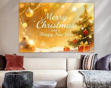 Joyeux Noël dans les tons dorés