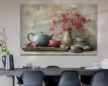 Ceramic Still Life - Calm and Elegant Painting by Joriali photography and paintings