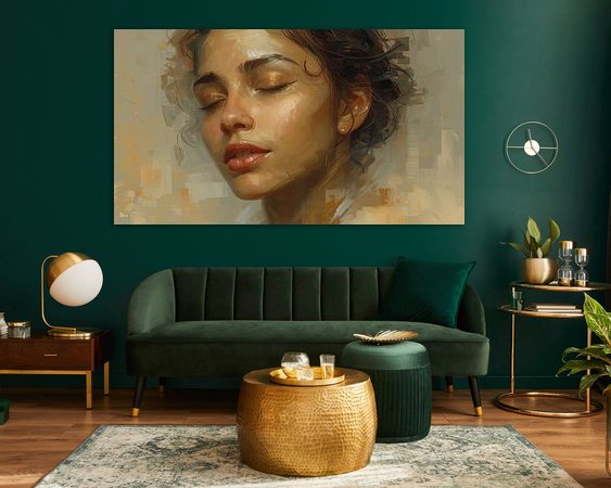 Example of the artwork in a room