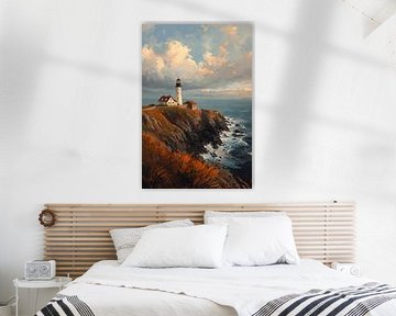 Wachter over de stormachtige zee van Dante S