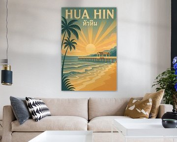 Hua Hin Sunrise Reflections - Tranquille côte thaïlandaise à l'aube