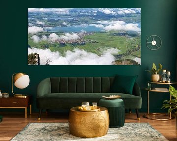 Cloud paths over the Forggensee