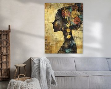 Boucles d'oreilles or | Femme or sur Caprices d'Art