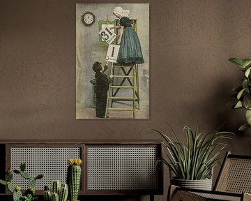 Neujahrskarte um 1904