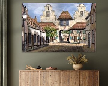 Haarlem, ehemals Schalkwijkerpoort von Erwin Bak