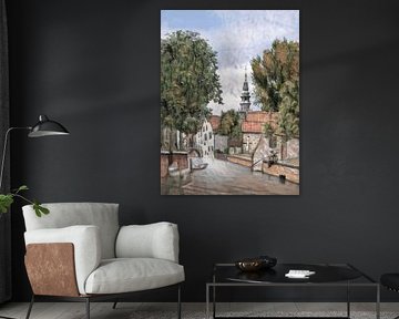 Haarlem Oude gracht von Erwin Bak