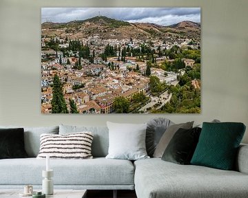 Old town of Granada in Andalusia by Alexander Baumann