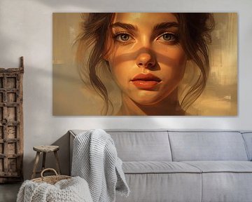 Portrait in golden light