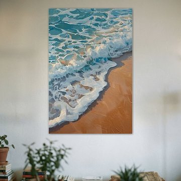 Küstenzauber – Wellen im Sonnenlicht