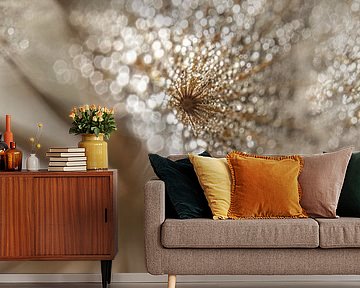 Stunning rural abstraction: Light reflects in water drops by Marjolijn van den Berg