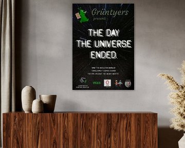 Grüntyers film poster. “The Day the universe ended.”