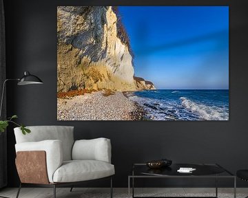 Kreidefelsen im Herbst an der Küste der Ostsee auf der Insel R von Rico Ködder