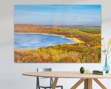 Herbstliche Wälder und Jasmunder Bodden auf der Insel Rügen von Rico Ködder