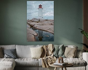 Peggy's Cove Leuchtturm Reflexion von Shottrotter