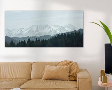 High Tatras mountains in the fog