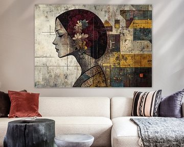 Woman Flowers by Art Whims