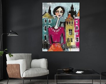 Flushing sur Peinture Abstraite