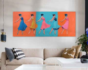 Dance Women | Joyful Movement of Colors