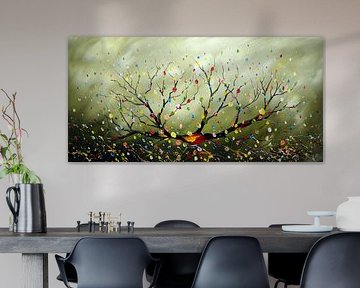 Grüne Blüte von Gena Theheartofart