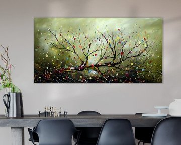 Blossom Grün von Gena Theheartofart