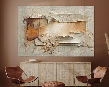 Abstract Painting - Beige Restful and Organic
