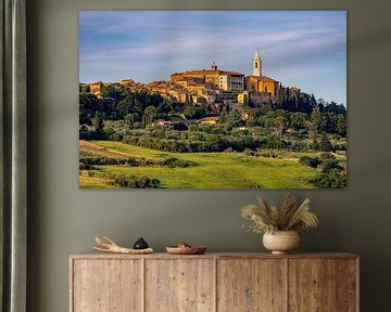 Pienza in the golden hour, Italy by Adelheid Smitt