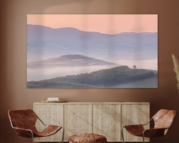 Morning mist in Tuscany, Italy by Adelheid Smitt