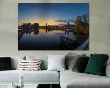 Sunrise on the Zwolle canal by Dennie Jolink