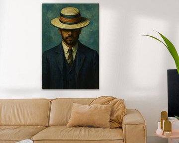 Portrait vintage Homme élégant