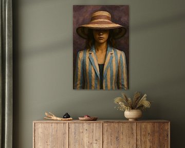 Vintage Portrait Stylish Woman