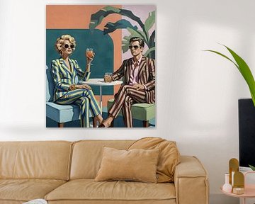 Terrace summers in Stripes