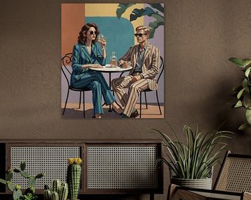 Terrace dialogues in Stripes