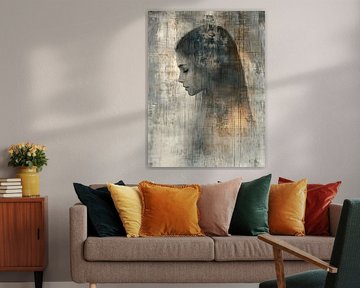 Frau Profil | Frau Gold von Kunst Laune