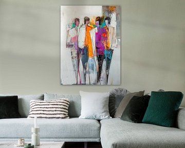 Figures Painting | Coming Together with Colours