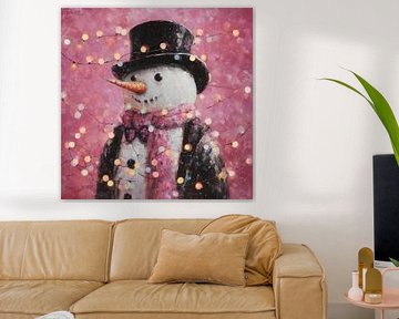 Bonhomme de neige en lumière sur La collection ARTEO