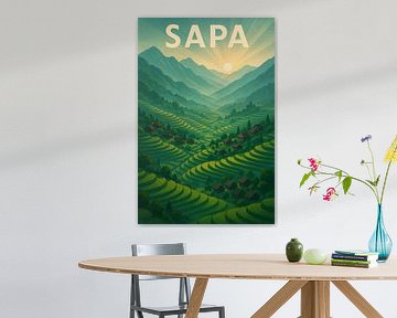 Sapa Bergterrassen - Sonnenaufgang über Vietnams nördlichen Tälern