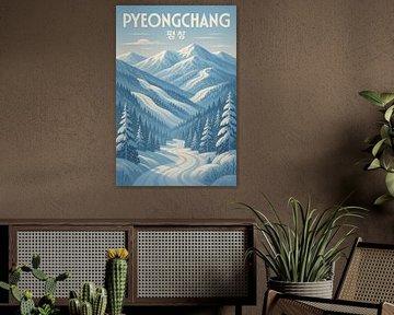 Winterliche Gelassenheit in Pyeongchang - Schneebedeckte Gipfel & Alpine Waldpfade