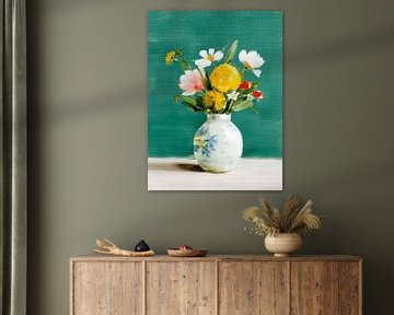 Vase with field bouquet by Studio Allee