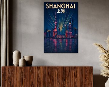 Shanghai City Lights - Oriental Pearl Tower & Lebendiges Hafenviertel