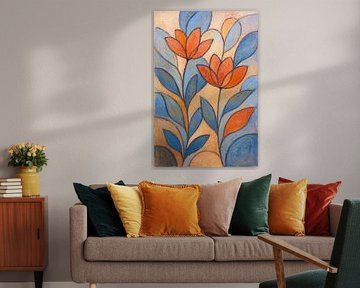 Botanisch schilderij. van Johannes