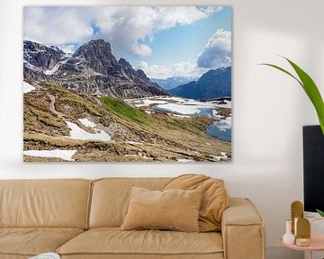 Majestueuze Drie Torens in Zuid-Tirol - iconisch bergmassief van de Dolomieten, spectaculair in licht, vorm en alpine landschap van Miriam Schwarzfischer Fotografie