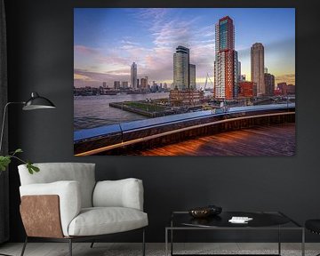 Mooiste uitzicht van Rotterdam van Leon Okkenburg