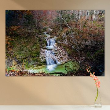 Chute d'eau près de la Soca