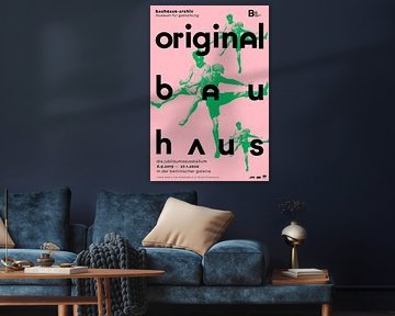 Original Bauhaus Poster - Pink