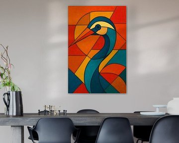 Kraniche Malerei. von Galerie Hoppenbrouwers