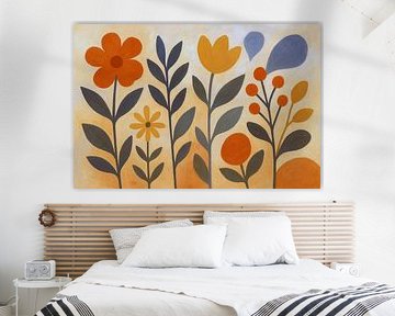 Illustration de fleurs décoratives.