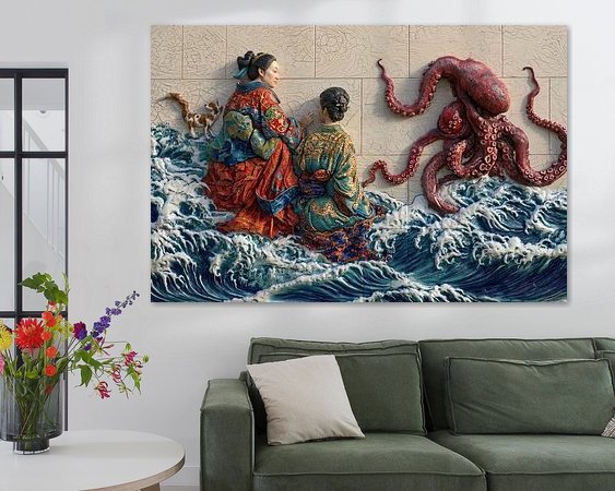 Example of the artwork in a room